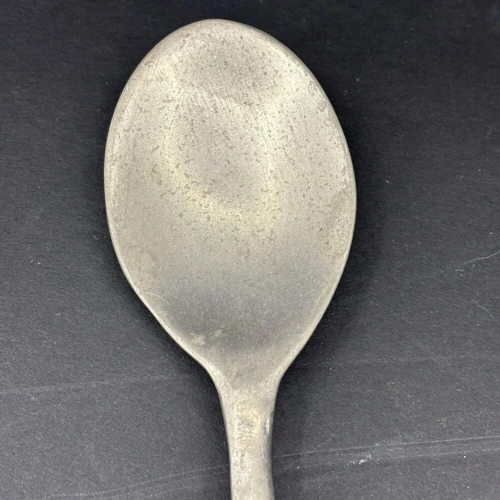 Vintage Aluminum Grey Tree Branch‎ Twigs Serving Set Salad Mixing Spoons